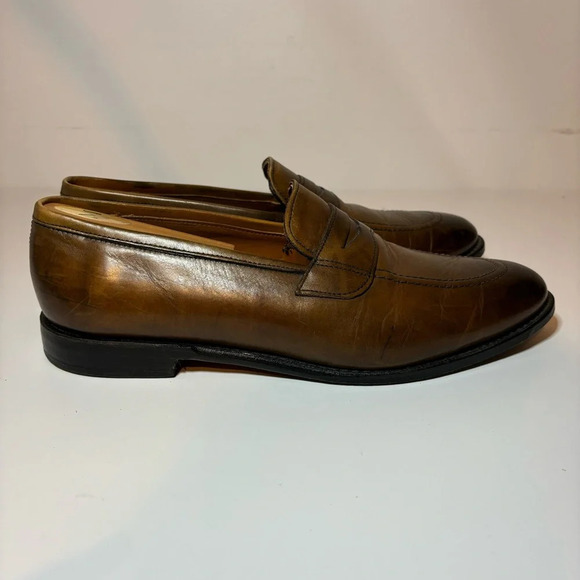 Allen Edmonds "Lake Forest" Penny Loafers 11.5 D Cordovan DISCONTINUED STYLE - Picture 2 of 9